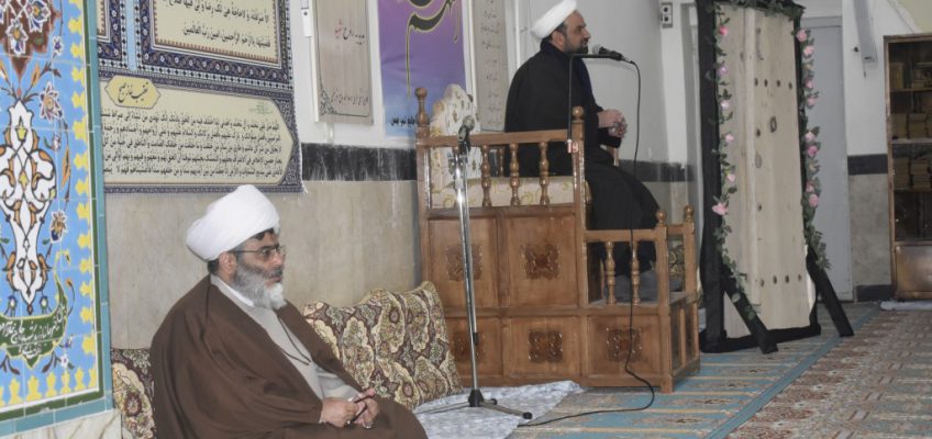 اقامه عذای فاطمه زهرا در مسجد جامع شهر بهمن